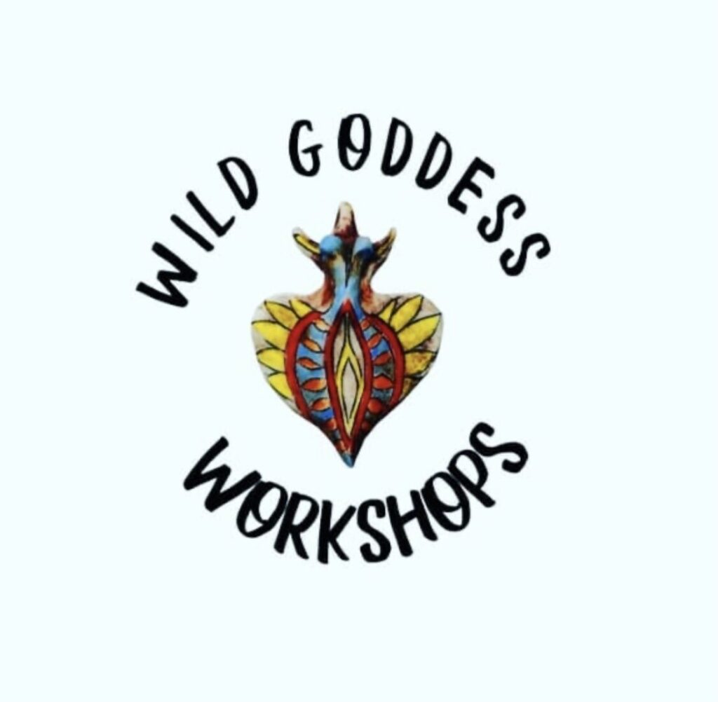 Wild goddess workshops logo.