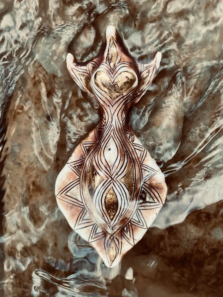 An image of a sea creature laying in the water.